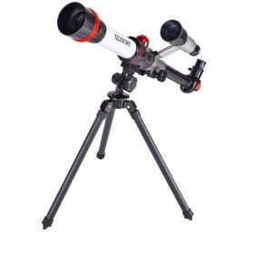 opticHD Astronomical Telescope Children Students Toys Gift Stargazing Monocular Teaching Aids for Science Experiment Simulate/Camping (Ships From: China, Color: Red)